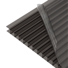 Chapa De Policarbonato Alveolar Fume 6mm - 2,10m X 1,50m - Sm