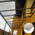 Chapa De Policarbonato Compacto Bronze 3mm - 2,05m X 3,00m -