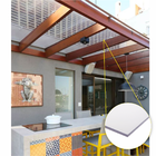 Chapa De Policarbonato Compacto Cristal 10mm - 2,00m X 3,00m