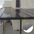 Chapa De Policarbonato Compacto Fume 4mm - 2,00m X 3,00m - Im