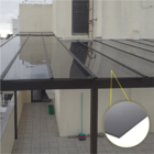 Chapa De Policarbonato Compacto Fume 4mm - 2,00m X 6,00m - Im