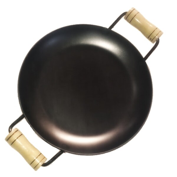 Chapa Disco Arado Chapa De Aço Alça Madeira 40cm