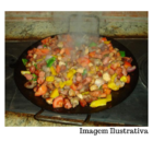 Chapa Disco Bifeira 18'' Borda 06 Cm Metal Fogoes