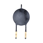 Chapa Disco Picanheira Em Ferro Com Cabos De Madeira 35 Cm6