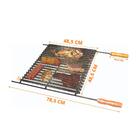 Chapa Grelha Para Churrasqueira Esmaltada 48,5x48,5 Pgc-005 -