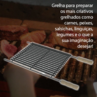 Chapa Grelha Para Churrasqueira Esmaltada 48,5x48,5 Pgc-005 -