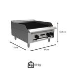 Chapa Grill Char Broiler Profissional Industrial Prime A Gás