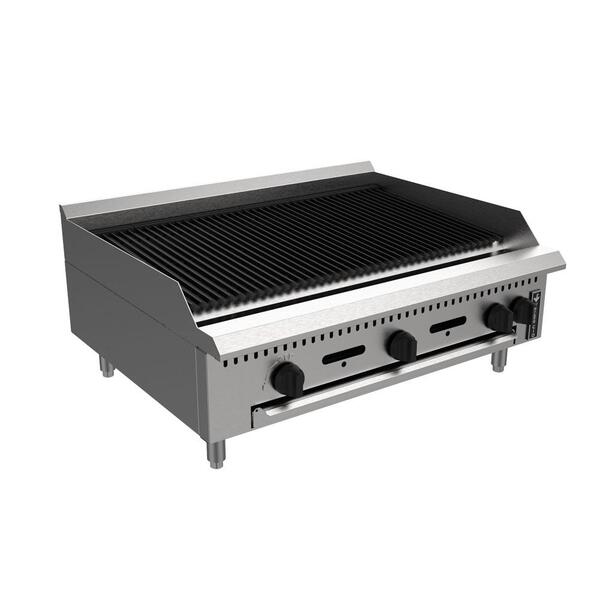 Chapa Grill Char Broiler Profissional Industrial Prime A Gás 90cm