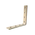 Chapa Junção Dobrada Perfurada 20x100x4mm Aço Galvanizado Minubras