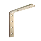 Chapa Junção Dobrada Perfurada 20x100x4mm Aço Galvanizado Minubras