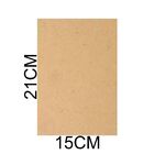 Chapa Mdf 3mm Cru Placa 15x21 Cm A4 Para Artesanato Adesivo 3