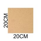 Chapa Mdf 3mm Cru Placa 20x20 Cm Para Artesanato Adesivo 20 U