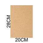 Chapa Mdf 3mm Cru Placa 20x28 Cm A4 Para Artesanato Adesivo 1