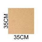 Chapa Mdf 3mm Cru Placa 35x35 Cm Para Artesanato Adesivo 10 U