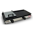 Chapa Para Lanche A Gás Sanduicheira 30x60cm Lcg + Kit Gás