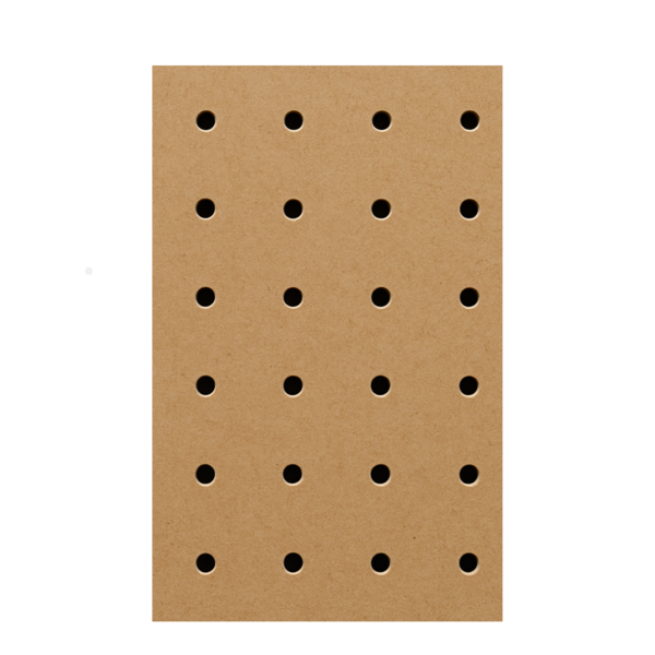 Chapa Perfurada Reta Uv 120 x 60 cm - Natural