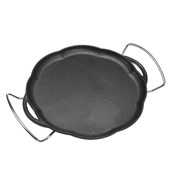 Chapa Petisco Redonda Com Suporte 24 Cm