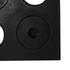 Chapa Quadrada Fogão Lenha 4 Furos Com Tampa 45x45cm