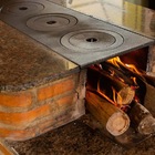 Chapa Redução 3 F Fogão A Lenha Tampa Especial - 34x75x30cm