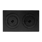 Chapa Redução Fogão A Lenha 2 Furos Com Tampa  - 32x54x29cm