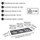 Chapa Redução Fogão A Lenha Libaneza Bifeteira 34x34x92 5cm