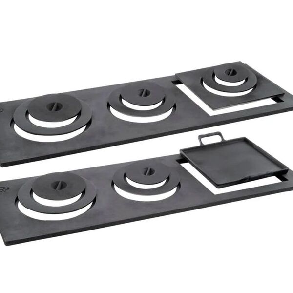 Chapa Redução Fogão A Lenha Libaneza Com Bifeteira 3 Furos