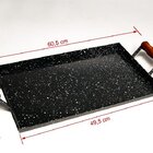 Chapa Retangular Esmaltada 50x30 cm Qualinox