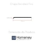 Chapa Standard Fino -  Homeney - Champanhe - 3m