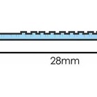 Chapa Standard Fino Alumínio Barra 1.00ml - Champanhe