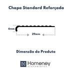Chapa Standard Reforçada - Homeney - Champanhe - 3m