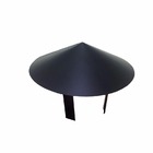 Chapéu Chinês Preto Para Dutos De 130 Mm De Diâmetro Para Top