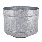Chapéu Estilo Canhão para Duto 6" Galvanizado Artmill