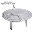 Chapéu Fogão Galvanizado Chinês Fixo Zatti