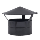 Chapéu Galvanizado com Pintura Eletrostático Preto 10 Polegadas Artmill