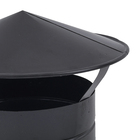 Chapéu Galvanizado com Pintura Eletrostático Preto 10 Polegadas Artmill