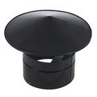 Chapéu Galvanizado com Pintura Eletrostático Preto 8 Polegadas Artmill