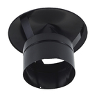 Chapéu Galvanizado com Pintura Eletrostático Preto 8 Polegadas Artmill