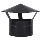 Chapéu Galvanizado com Pintura Eletrostático Preto 8 Polegadas Artmill