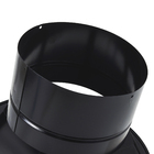 Chapéu Galvanizado com Pintura Eletrostático Preto 8 Polegadas Artmill