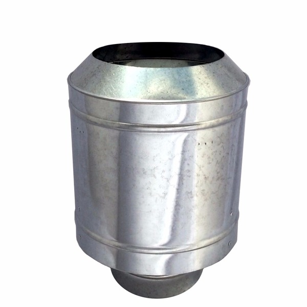 Chapéu Galvanizado Tipo Canhão Sputinik Para Chaminé De 130 Mm De Diâmetro. Black Friday Leroy