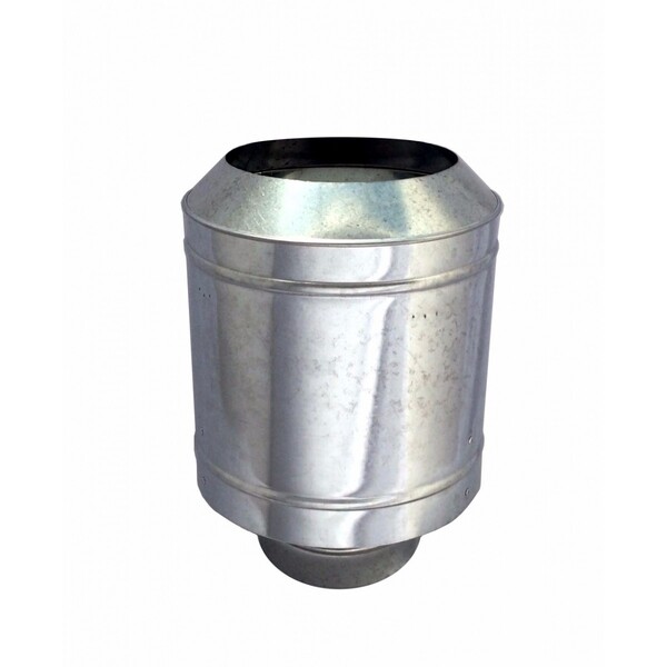 Chapéu Galvanizado Tipo Canhão Sputinik Para Chaminé De 200 M