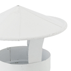 Chapéu para Chaminé 6" com Pintura Eletrostática Branco Artmill