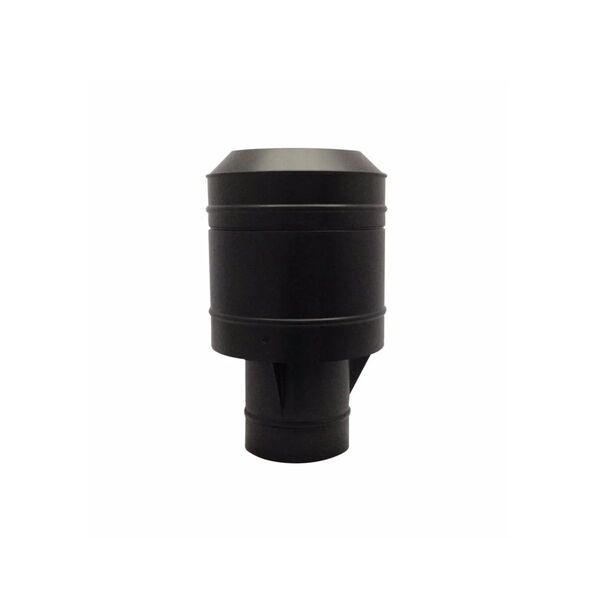 Chapéu Preto Para Chaminé Tipo Canhão Sputinik 200mm De Diâme