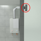 Chapéu T para Aquecedor de Passagem a Gás 120mm Westaflex