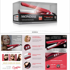 Chapinha Prancha Cromo Titanium Fast Hot Íon Lap53 Bivolt