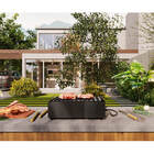 Char Broiler A Gás 8 Caulins Fogareiro Grelha Chapa Hambúrgue