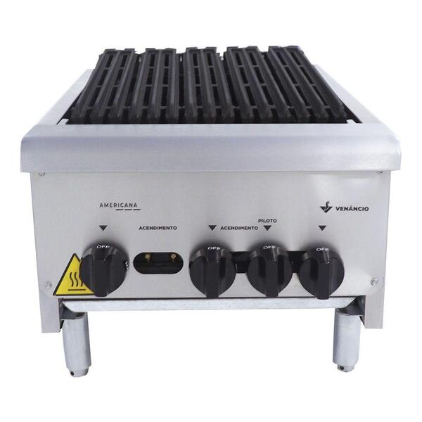 Charbroiler Venâncio 45 Cm Profissional A Gás Cgg45