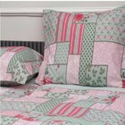 Charme Jogo Cama King 2,50m X 2,70m 4 Peças Floral Patch Appel