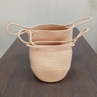 Chartier Cesta Decorativa Organizadora Cachepô Tecido Natural