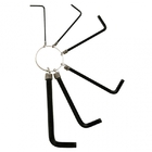 Chave Allen Brasfort Jgo 6pcs 1,50-6,0mm Blister 8215